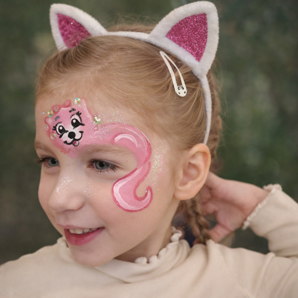 Gentle children face painting for weddings and celebrations